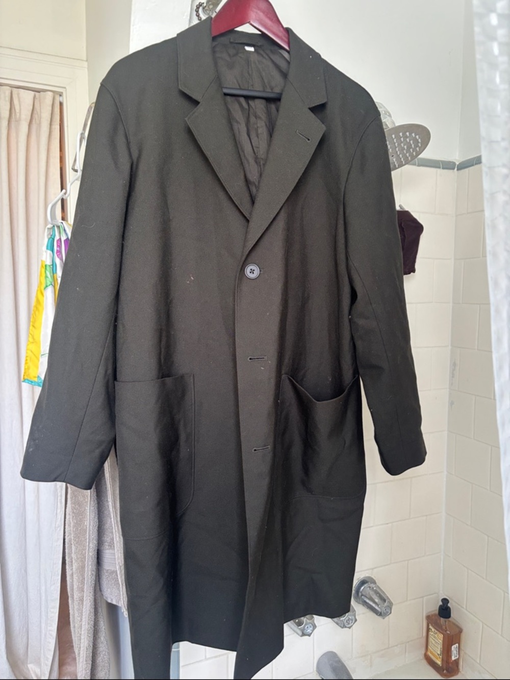 Uniqlo Black Pea Coat